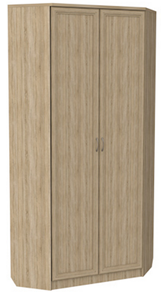 Распашной шкаф 401 угловой со штангой, цвет Дуб Сонома в Великом Новгороде