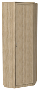 Распашной шкаф 402 угловой со штангой, цвет Дуб Сонома в Великом Новгороде - предосмотр