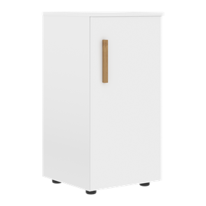 Низкий шкаф колонна с правой дверью FORTA Белый FLC 40.1 (R) (399х404х801) в Великом Новгороде