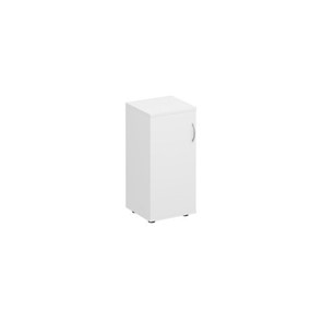 Шкаф для документов низкий узкий закрытый Комфорт КФ, белый премиум (40x38x84) К.508 ДШ в Великом Новгороде