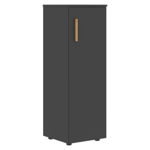 Шкаф колонна средний с правой дверью FORTA Черный Графит  FMC 40.1 (R) (399х404х801) в Великом Новгороде