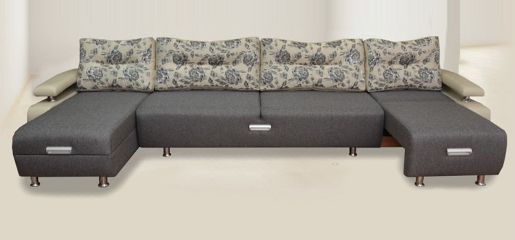 П-образный диван Престиж-15 микс в Великом Новгороде - изображение 1