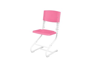 Регулируемый детский стул СУТ.01 Пластик (рост от 130 см), Розовый в Великом Новгороде