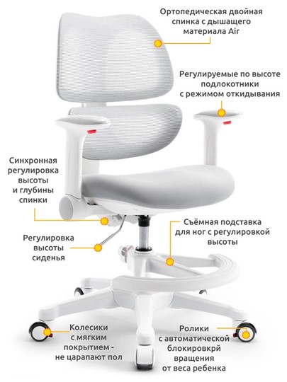 Детское растущее кресло Dream Air Y-607 G в Великом Новгороде - изображение 1