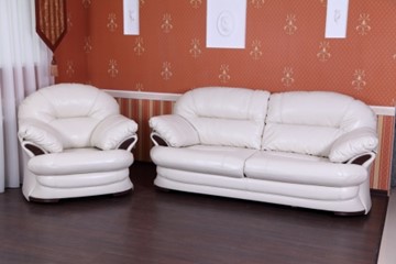 Прямой диван Квин 6 БД и 1 кресло в Великом Новгороде
