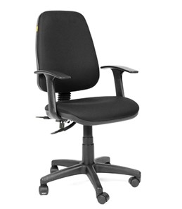 Компьютерное кресло CHAIRMAN 661 Ткань стандарт 15-21 черная в Великом Новгороде - предосмотр